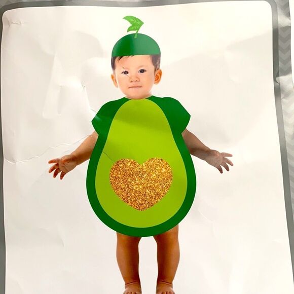 AVOCADO COSTUME HALLOWEEN NEW  BABY 9-12 months New - Picture 1 of 2